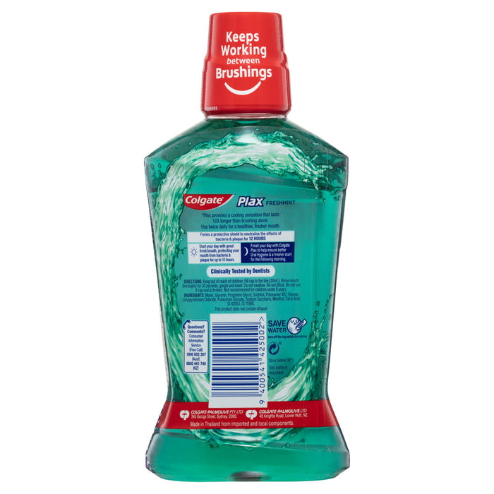 Colgate Plax Mouthwash 500ml Freshmint