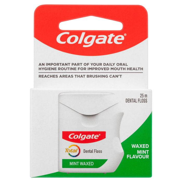 Colgate Total Mint Waxed Dental Floss 25m