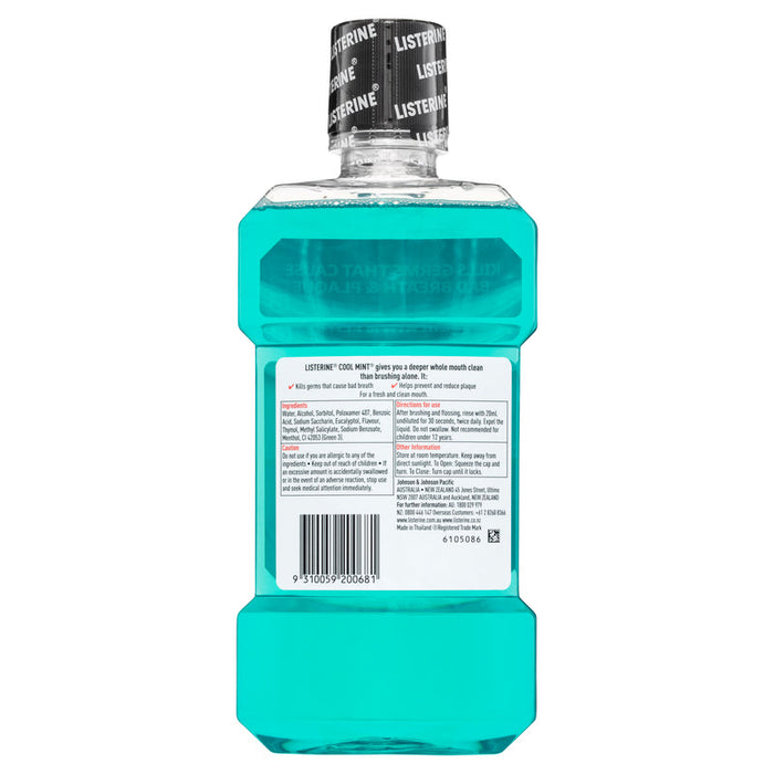 Listerine Cool Mint Antiseptic Mouthwash 500ml