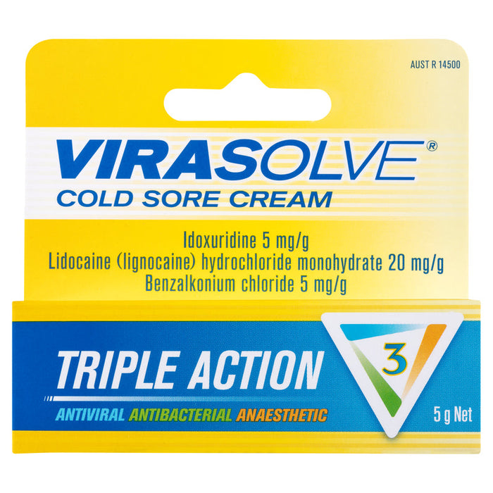 Virasolve Cold Sore Cream 5g