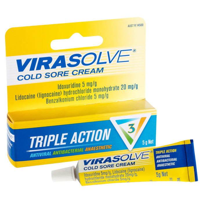 Virasolve Cold Sore Cream 5g