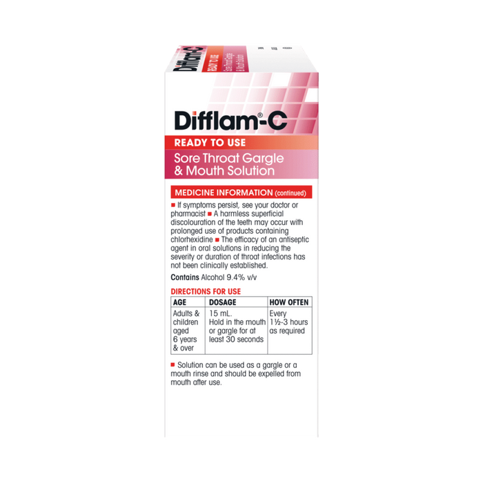 Difflam C Anti-Inflammatory Antiseptic Solution 100ml