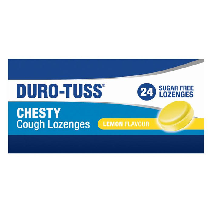 Duro-Tuss CHESTY Cough Lozenges LEMON 24