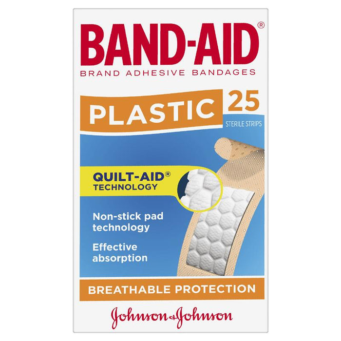 BANDAID Plastic Strips 25s