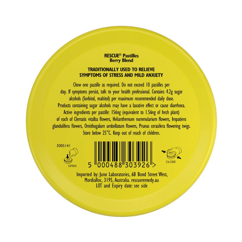 Bach Rescue Pastilles Berry Blend 50g