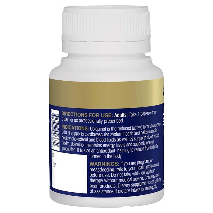 BioCeuticals Ubiquinol BioActive 150mg Capsules 30