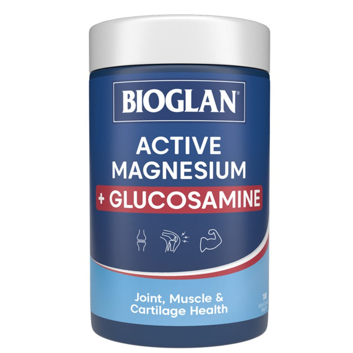 Bioglan Active Magnesium + Glucosamine Tablets 180