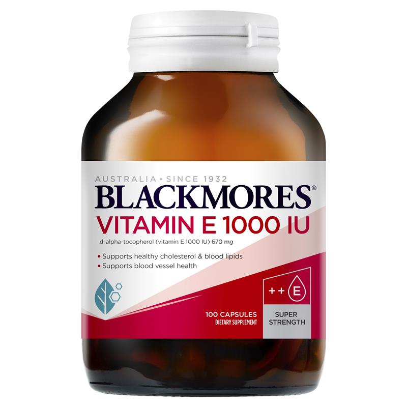 Blackmores Vitamin E 1000IU Capsules 100