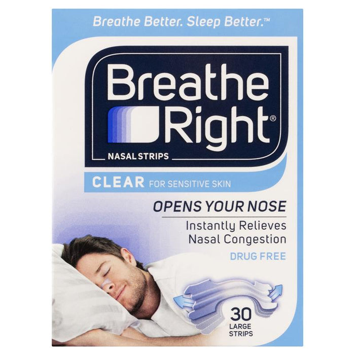 Breathe Right Nasal Strips 30 - Original Large