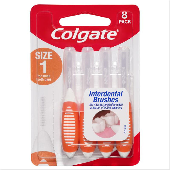 COLGATE Interdental Brush 1mm 8pk