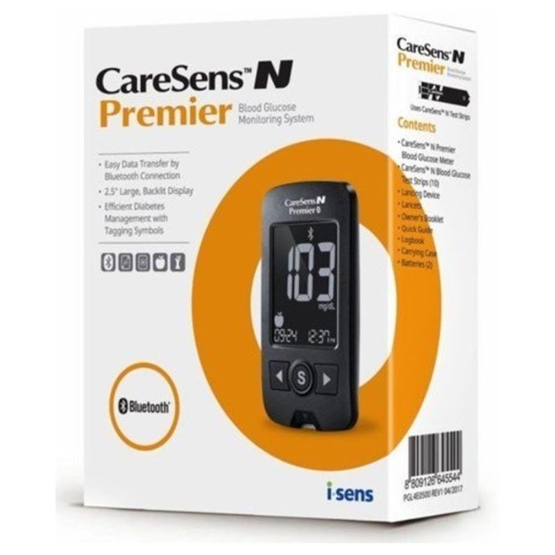 CareSens N Premier Starter Pack (Meter + 10 Testing Strips)