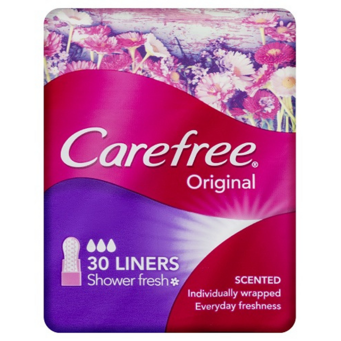 Carefree Original Liners 30 Shower Fresh