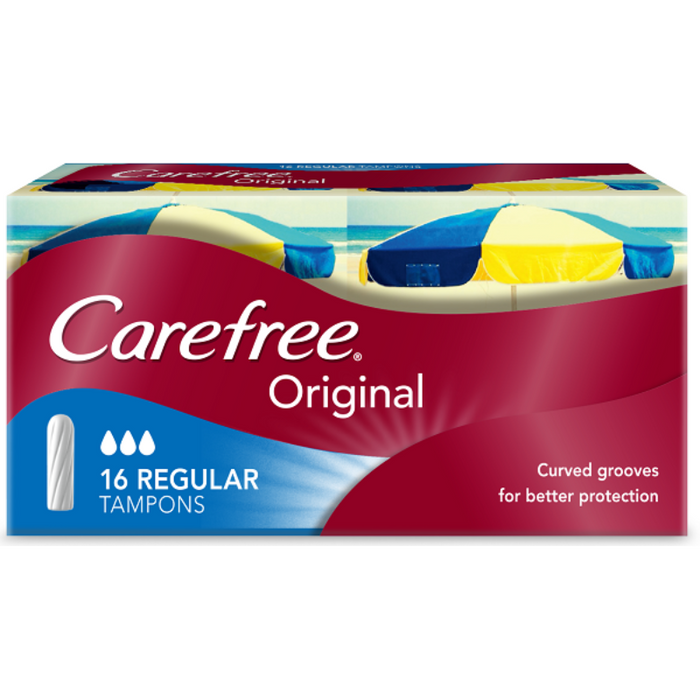 Carefree Original Tampons 16 Regular