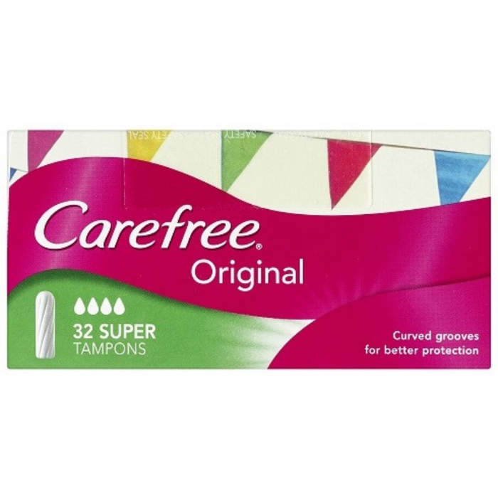 Carefree Original Tampons 32 Super