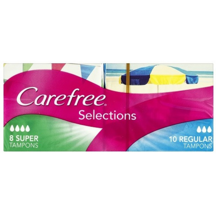 Carefree Selections Tampons 8 Super