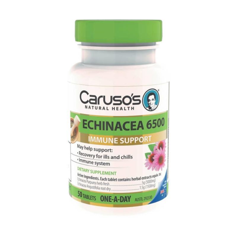 Caruso's Echinacea 6,500mg One-A-Day 50 Tablets