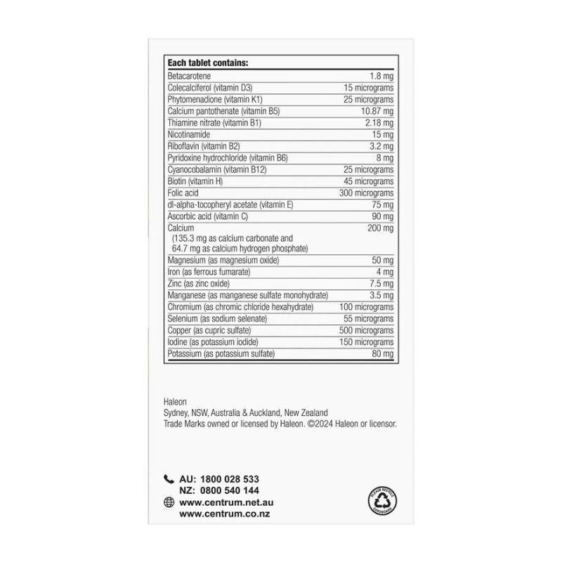 Centrum Advance 50+ 100s