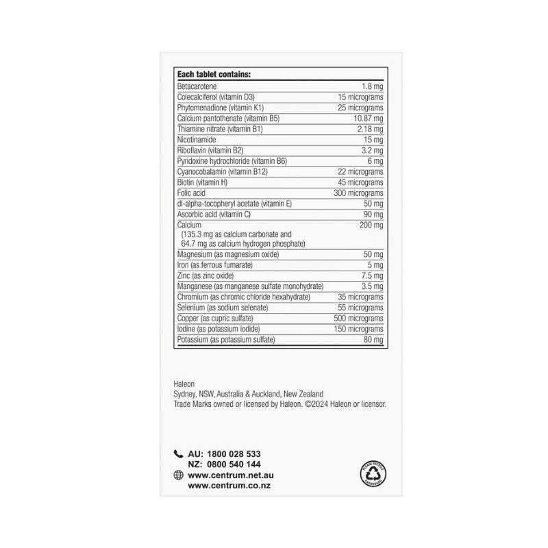 Centrum Advance Tablets 100