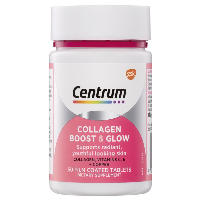 Centrum Collagen Boost & Glow Tablets 50
