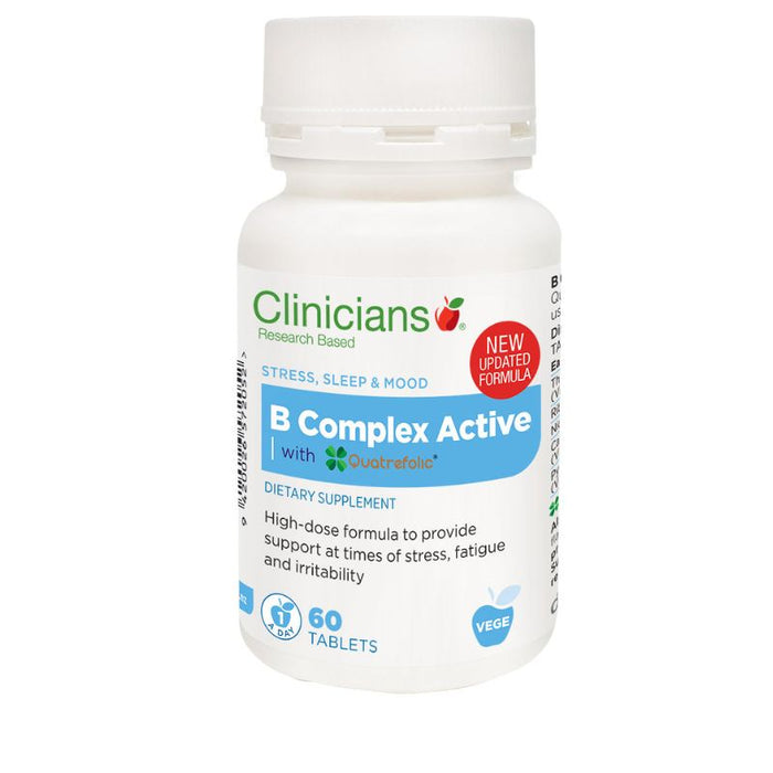 Clinicians B Complex Active Tablets 60