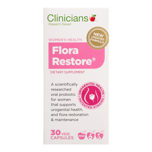 Clinicians Flora Restore Vege Capsules 30