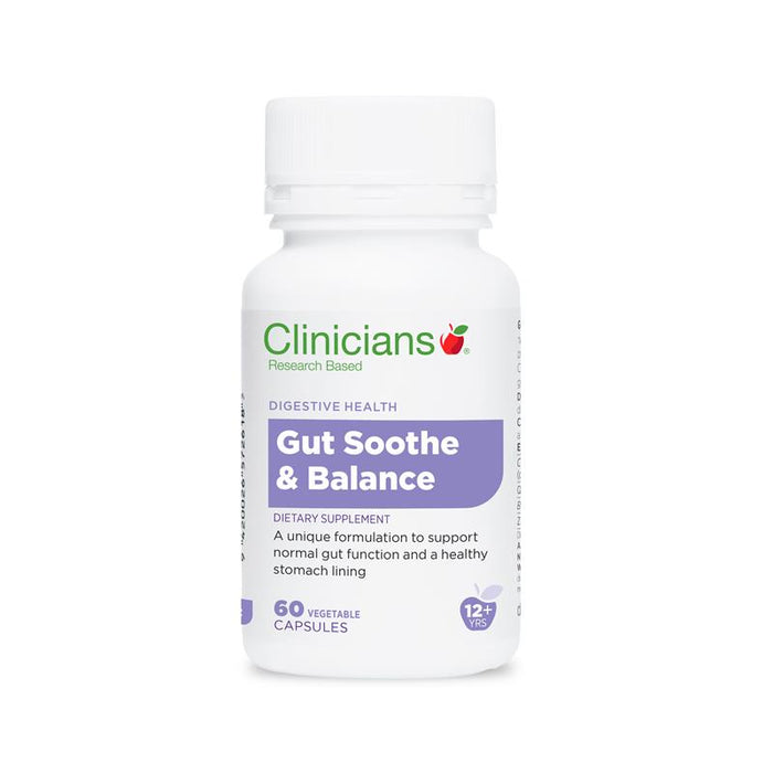 Clinicians Gut Soothe & Balance Capsules 60