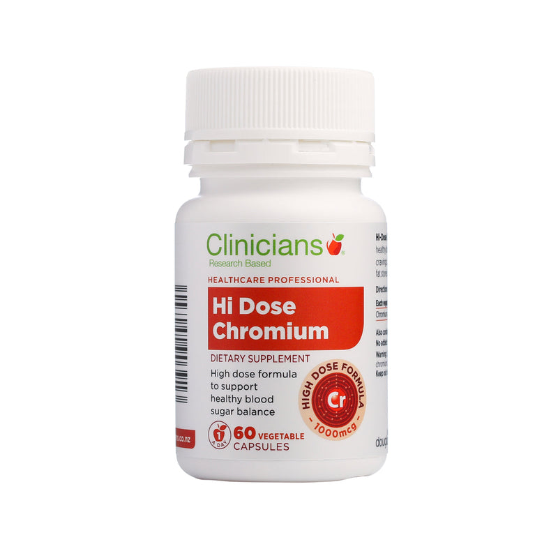 Clinicians Hi-Dose Chromium 1000mg Capsules 60