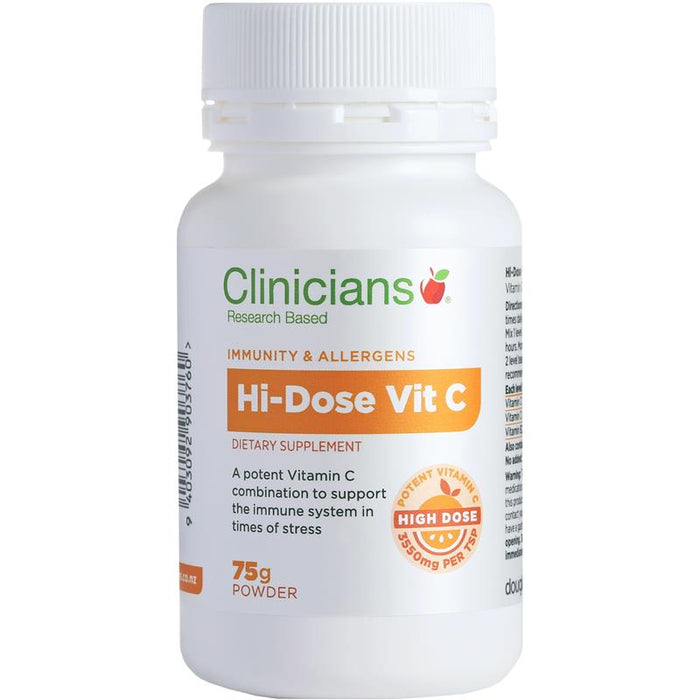 Clinicians Hi-Dose Vit C Powder 75g