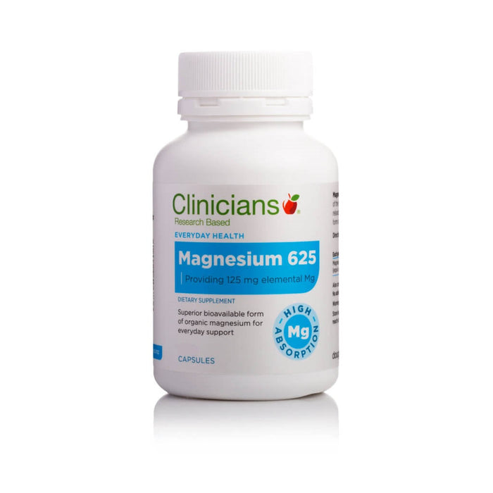 Clinicians Magnesium 625 125mg Capsules 90