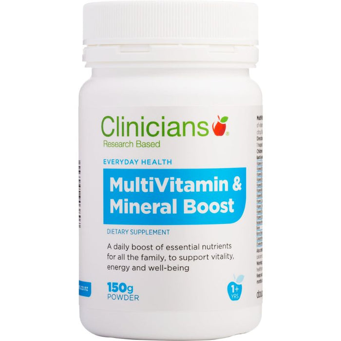 Clinicians MultiVitamin & Mineral Boost Powder 150g