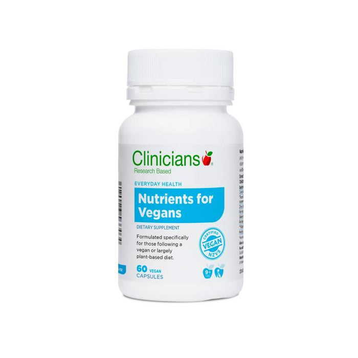 Clinicians Nutrients for Vegans Capsules 60