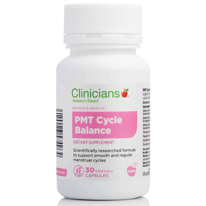 Clinicians PMT Cycle Balance VegeCaps 30