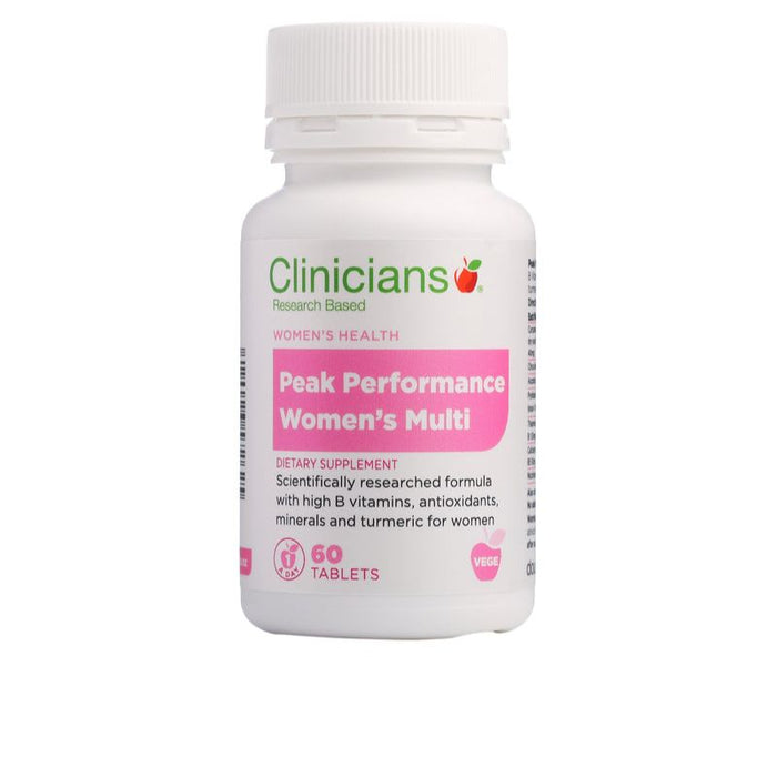 Clinicians Peak Performance Womens Multi Tablets 60