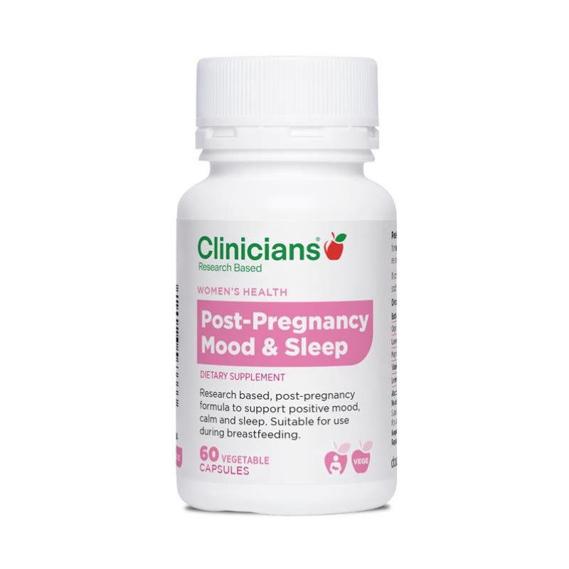 Clinicians Post-Pregnancy Mood & Sleep 60 Vegetable Capsules