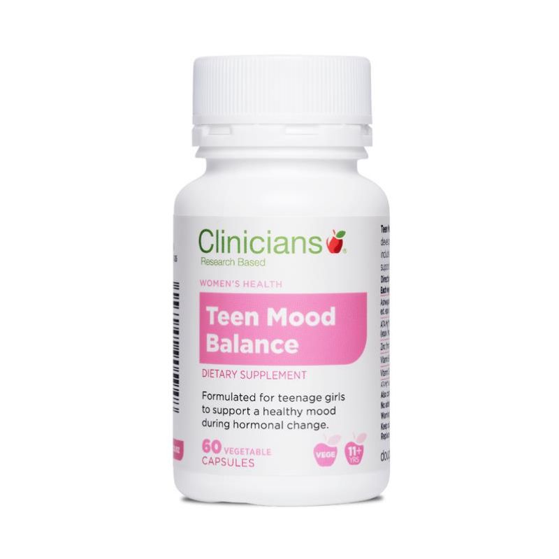 Clinicians Teen Mood Balance Vege Capsules 60s