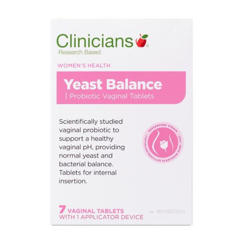 Clinicians Yeast Balance 7 Vaginal Tablets