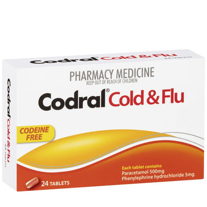 Codral Cold & Flu Tablets 24 - Codeine FREE