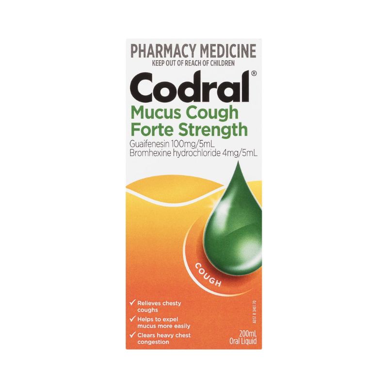 Codral Mucus Cough Forte Strength 200ml