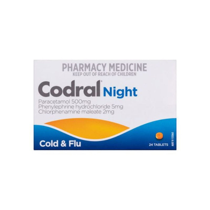 Codral Night Cold & Flu Tablets 24