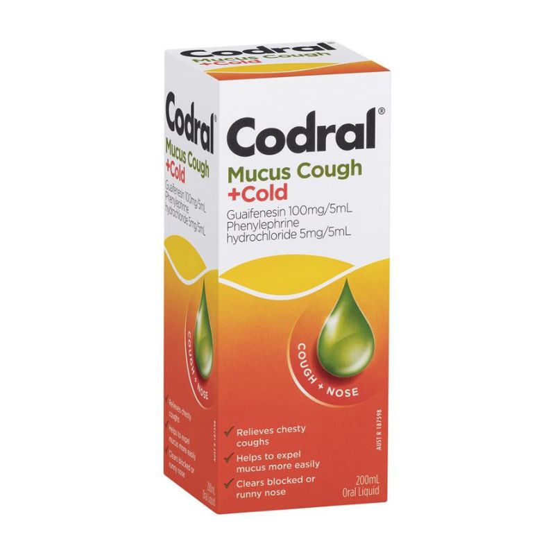 Codral Relief Mucus Cough + Cold 200ml