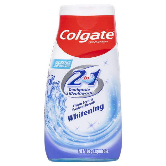 Colgate 2in1 Toothpaste Mouthwash Liquid Gel 130g