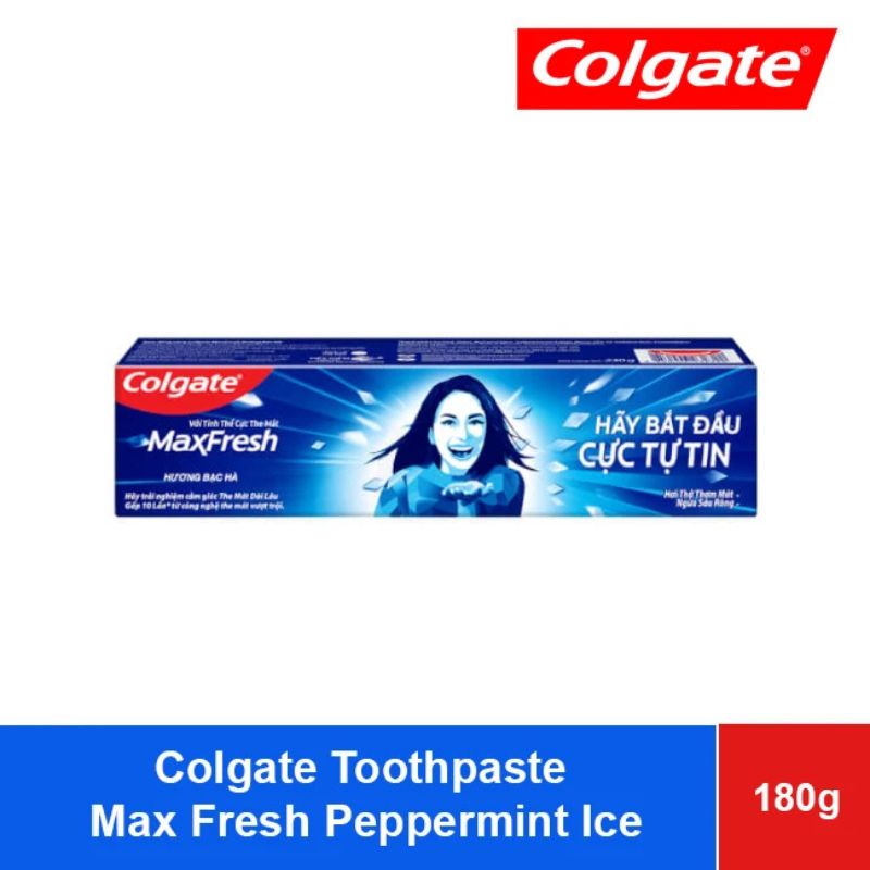 Colgate MaxFresh Peppermint Ice Toothpaste 180g