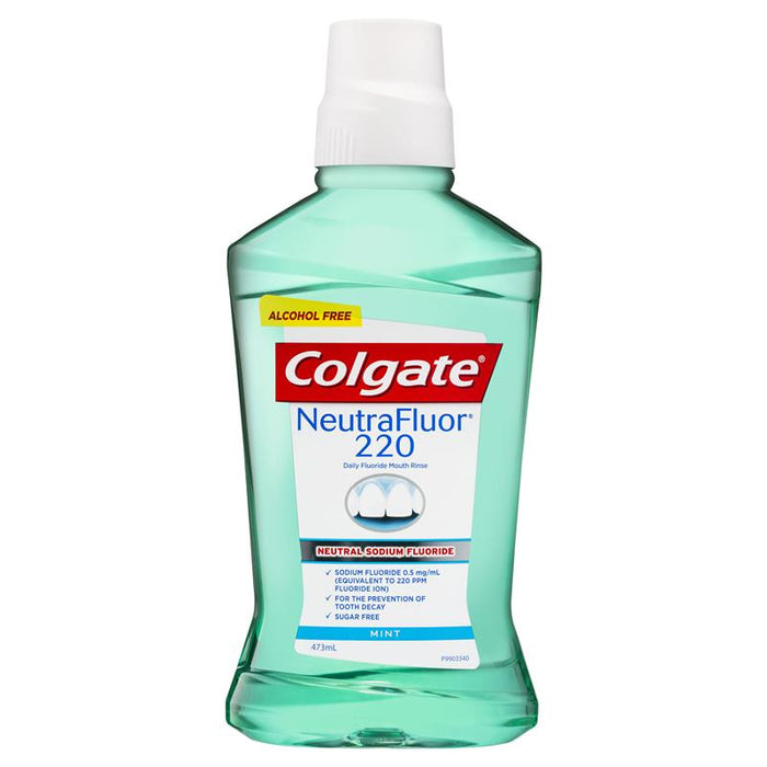 Colgate NeutraFluor 220 Mouth Rinse 473ml Mint