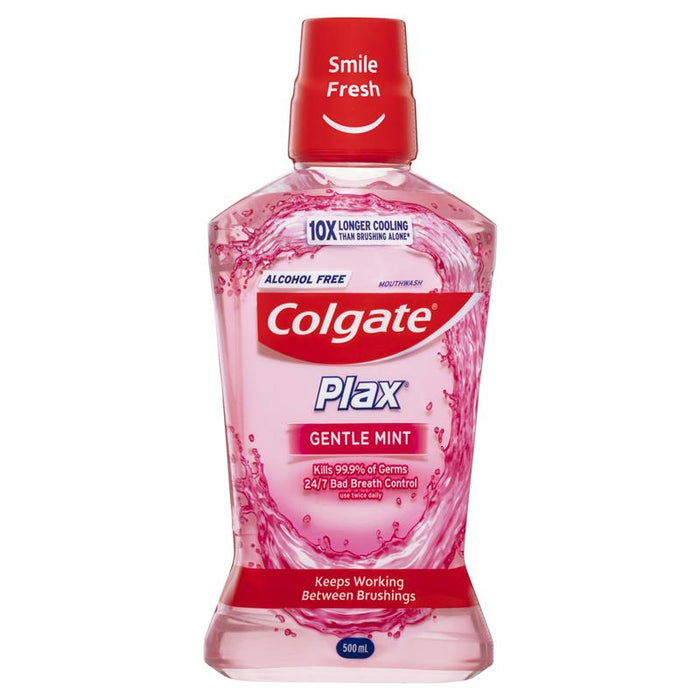 Colgate Plax Mouthwash 500ml Gentle Mint