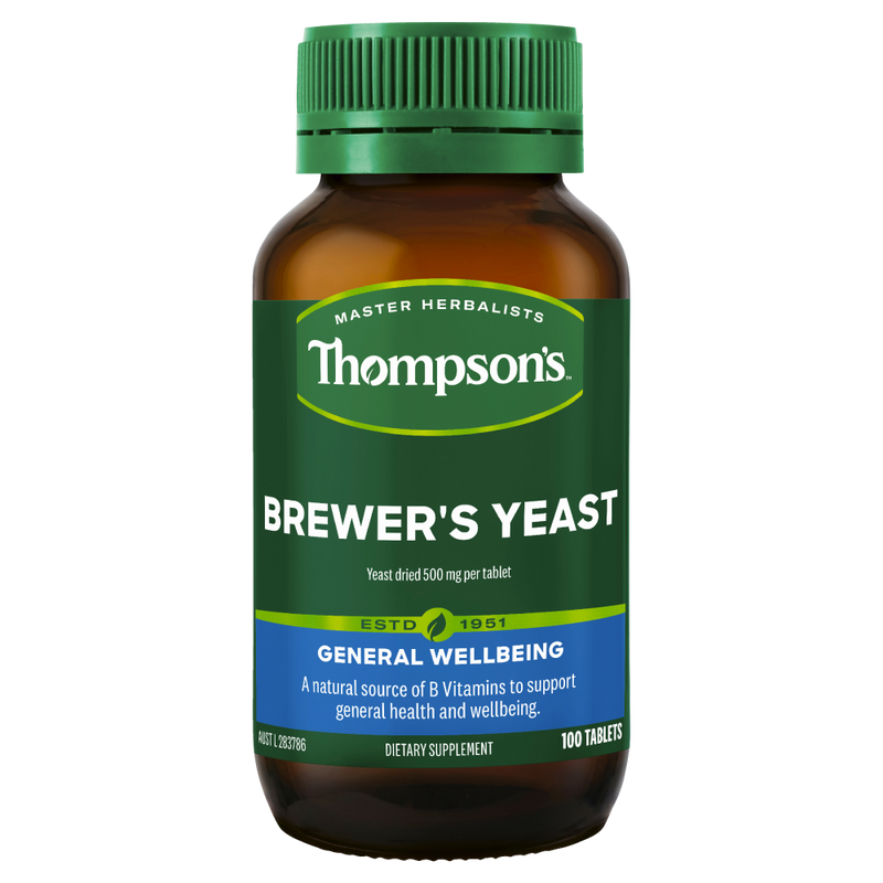Thompsons Brewers Yeast 500mg Tablets 100
