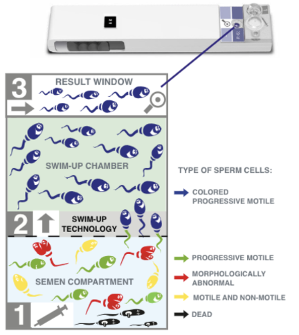 SwimCount Sperm Quality Test Green