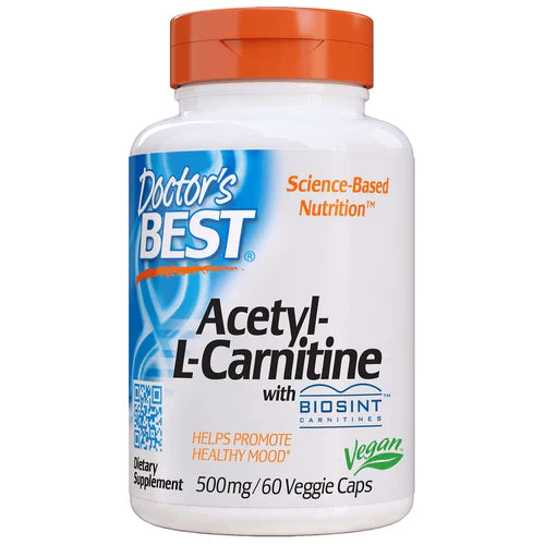 Doctors Best - Acetyl L-Carnitine with BIOSINT 500mg VegeCaps 60