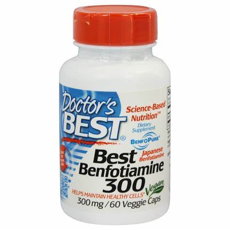 Doctors Best - Benfotiamine 300mg Veggie Capsules 60