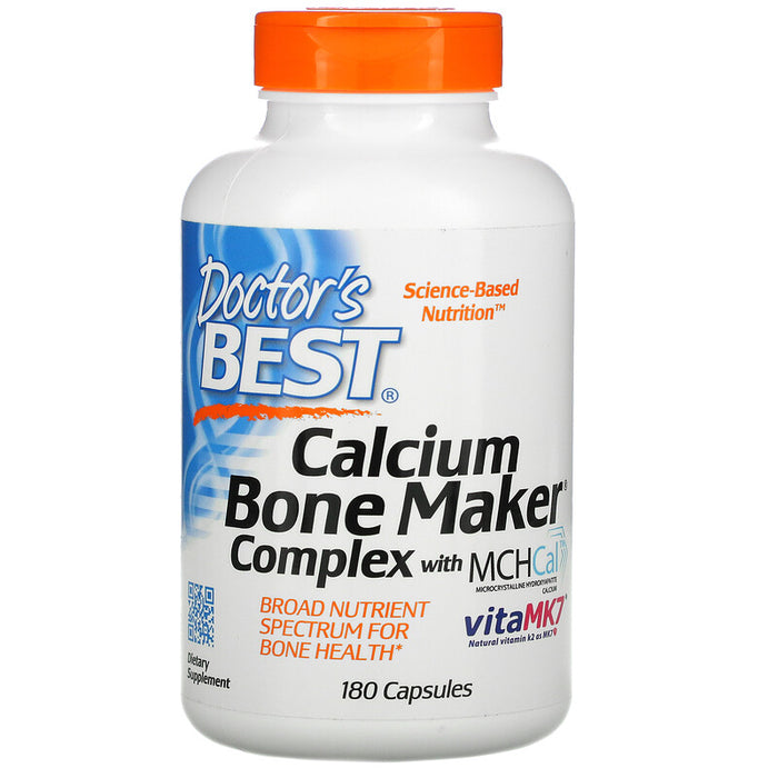 Doctors Best - Calcium Bone Maker Complex Capsules 180