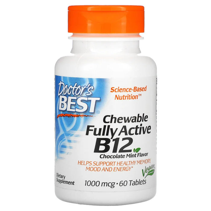 Doctors Best - Chewable Fully Active B12 Tablets 60